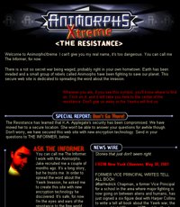 Animorphs Xtreme - Page View